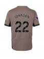 Tottenham Hotspur Brennan Johnson #22 Ausweichtrikot für Frauen 2023-24 Kurzarm